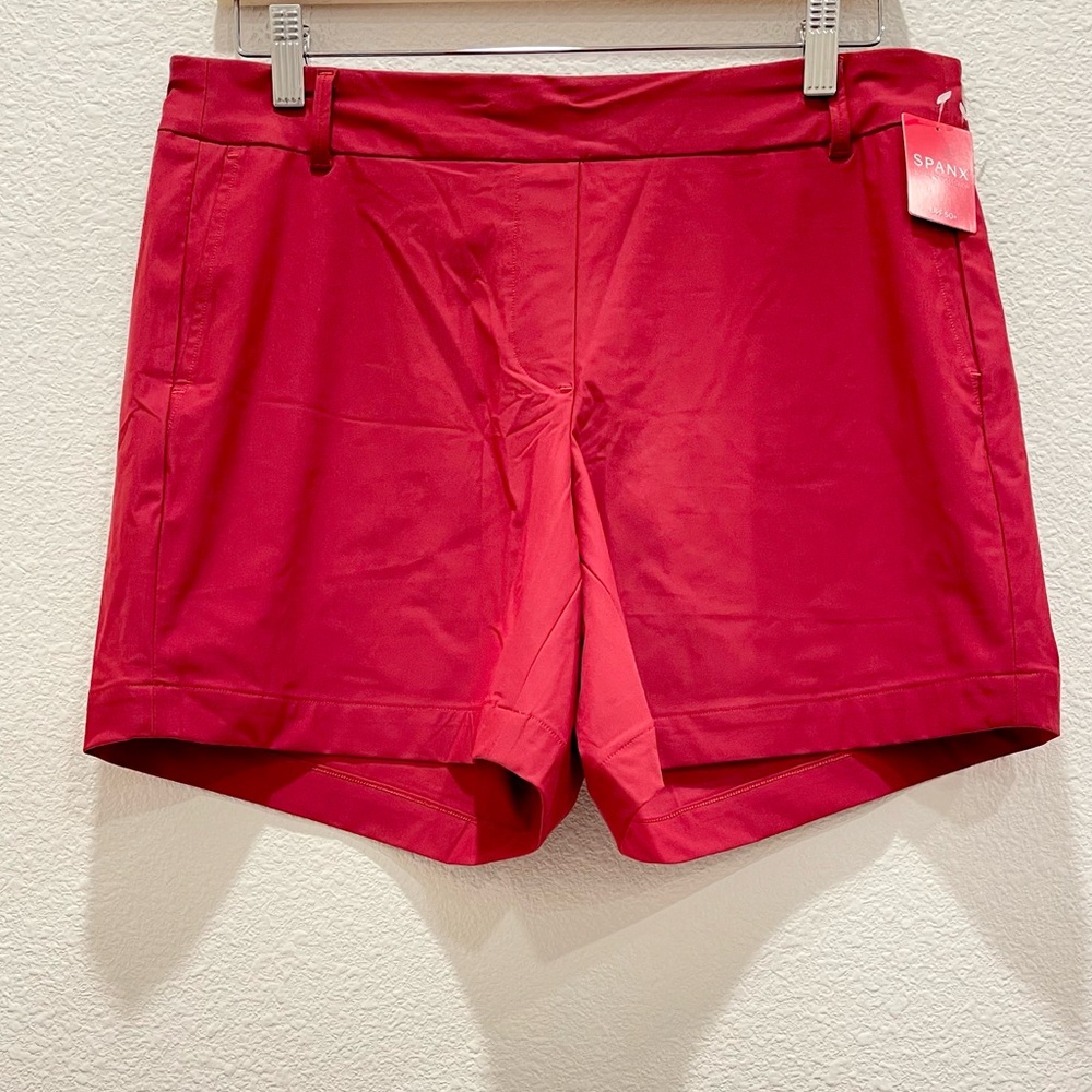 NWT! SPANX Dark Cherry Sunshine Short 6”